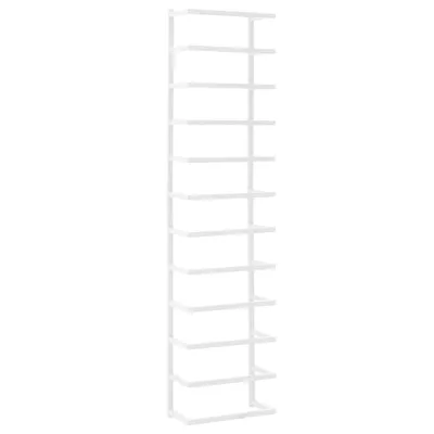 Produktbild von vidaXL Handtuchständer Weiß 24x12x96 cm Stahl
