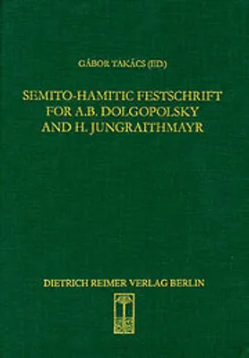 Produktbild von Semito-Hamitic Festschrift for A.B. Dolgopolsky und H. Jungraithmayr