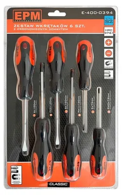 Immagine prodotto di Set Di 6 Cacciaviti Classici - E-400-0394