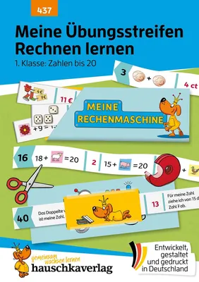 Produktbild von Meine Übungsstreifen Rechnen lernen - 1. Klasse: Zahlen bis 20