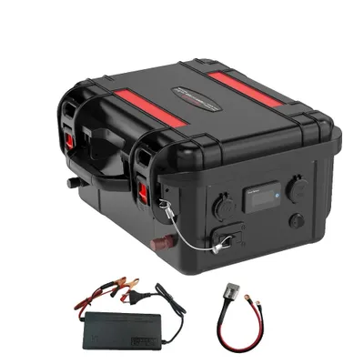 Image de Batterie LiFePO4, capacité de 100 Ah, tension de 12,8 V, batterie de 100 Ah