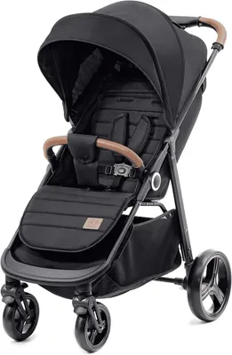Obrázek produktu pro Kočárek Buggy – Lehký dětský kočárek – Ideální pro procházky ve městě – Skládací jednou rukou – Vhodný pro děti do 22 kg – Černý