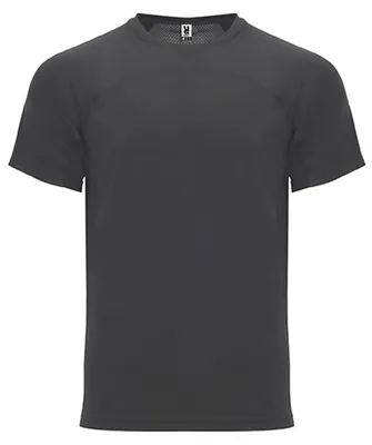 Image de Roly CA6401 | T-shirt Monaco homme, séchage rapide, respirant - Couleur : Dark Lead 46 - Taille : L