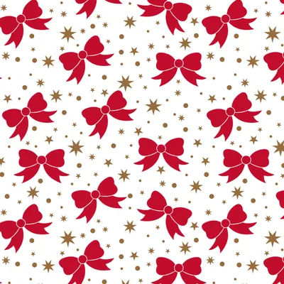 Produktbild von Geschenkpapier Weihnachten Röllchen 70 x 150cm Sterne rote Schleife