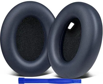Productafbeelding van Vervangende Oorkussens voor Hoofdtelefoons - Zwart/Blauw