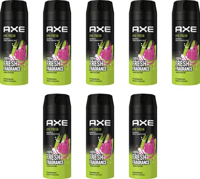 Produktbild von AXE Bodyspray Epic Fresh 8x 150ml | Deo Männerdeo ohne Aluminium | Deodorant Deospray für Herren Männer Men