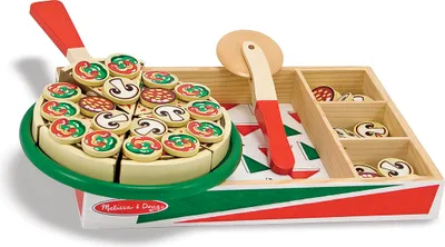 Produktbild von Melissa & Doug Wooden Pizza tun Playset