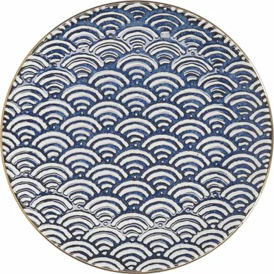 Produktbild von Mikasa Essteller 22 cm Porzellan, Satori Seigaiha Wave
