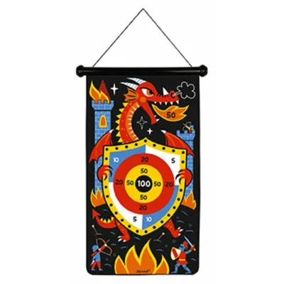 Immagine prodotto di Gioco delle freccette Janod - Dragone magnetico per bambini