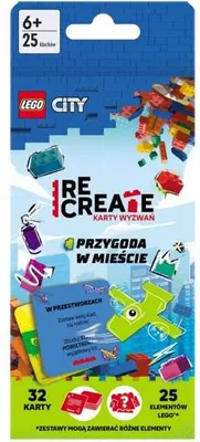 Obrázok produktu pre LEGO Kniha: Výzvy v meste s 25 dielikmi LEGO