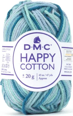 Obrázek produktu pro DMC Happy Bavlna – jemná příze, 100% bavlna, 392 metrů (barva 650)