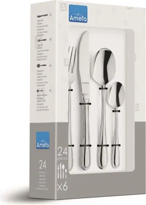 Zdjęcie produktu dla Zestaw sztućców Elara 24-częściowy (1025148)