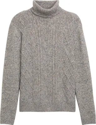 Produktbild von Rollkragenpullover mit recycelter Wolle