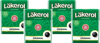 Produktbild von Läkerol Original 100g 4 Packungen á 25g