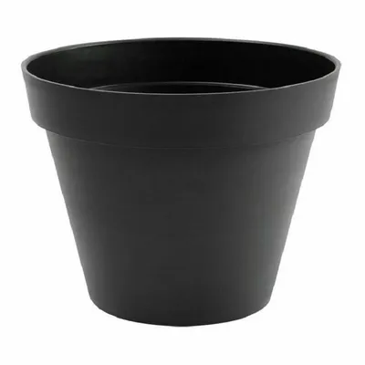 Image de Pot Plastique Diam.40 X H.32 Cm Gris Anthracite