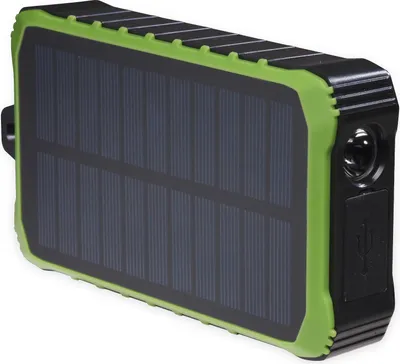 Immagine prodotto di Denver PSO-10012 Powerbank solare con dinamo a manovella 10.000 mAh Nero Nuovo