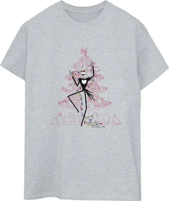 Produktbild von Disney - "The Nightmare Before Christmas" T-Shirt für Damen BI41731 (L) (Grau)