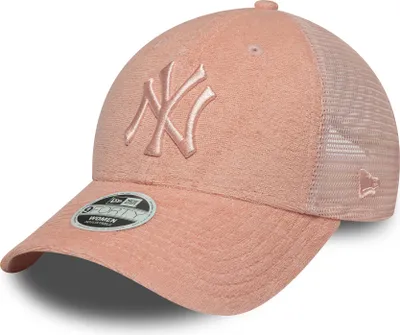 Produktbild von NEW ERA NEW YORK YANKEES WOMENS FABRIC PASTEL PINK 9FORTY TRUCKER ADJUST Rosa