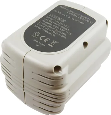 Zdjęcie produktu dla Avizar, akumulator zamienny do narzędzi Dewalt DW004 / DW005 / DW006 Ni-MH 24V 3000mAh, szary