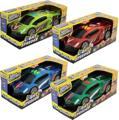 Produktbild von 4er Set Rennauto Kinder Spielzeug mit Licht & Ton