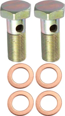 Image de 2 Ensemble Singel Banjo Boulon Frein Ajustement Adaptateur M18x1.5 Thread
