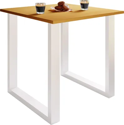 Immagine prodotto di Tavolo da pranzo in legno Premium | H. 76 x W. 80 x D. 50 cm | Tavolo da cucina Tavolo da pranzo Xona U