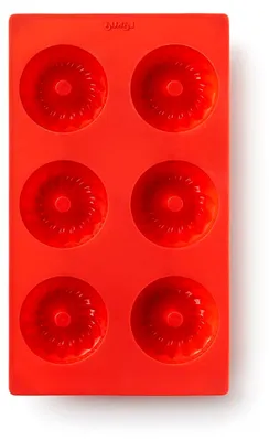 Produktbild von Lekue Savarin Bundform mit 6 Mulden, Rot