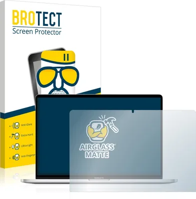 Produktbild von BROTECT Entspiegelungs Schutzglas für Apple MacBook Pro 16" 2019 Schutzfolie Panzer Folie Glas Display Schutz matt