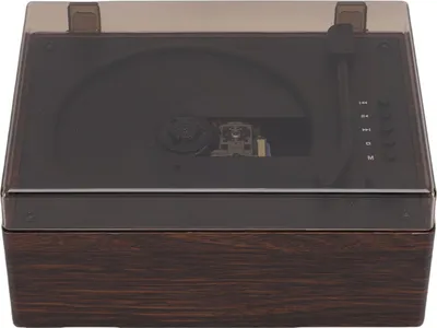 Zdjęcie produktu dla Vintage odtwarzacz CD Bluetooth 5.1 Podwójny głośnik Przenośny retro bezprzewodowy odtwarzacz CD USB Wejście AUX Odtwarzacz ze słuchawkami do domu i samochodu Orzechowy brąz