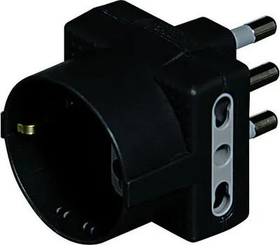 Zdjęcie produktu dla bticino S3611GE, 250 V, 16 A, Antracyt, Plastik, Męska/Żeńska