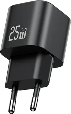 Immagine prodotto di Usams Serie Jc Cc289 25W Gan Mini Caricatore Veloce Usb-C Nero