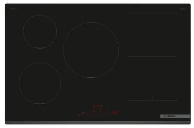 Obrázek produktu pro Bosch Serie 6 PVW831HC1E, Černá, Vestavěné, 80 cm, Indukční varná deska se zónami, Sklokeramický, 5 zóna/zón