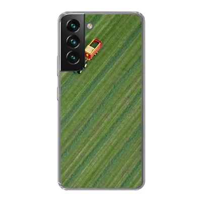 Produktbild von MuchoWow® Handyhülle Schutzhülle Hülle für Samsung Galaxy S22 Zugmaschine - Anhänger - Grün Silikon Softcase Handy Hülle - Mobiltelefonhülle