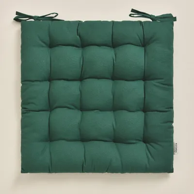 Zdjęcie produktu dla Poduszka na krzesło z paskami, 40 x 40 cm, poduszka siedziskowa, do użytku wewnątrz i na zewnątrz