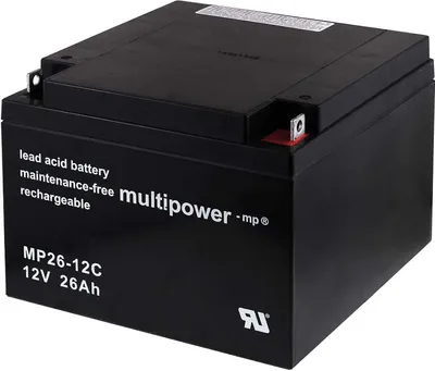 Produktbild von Powery Bleiakku (multipower) MP26-12C zyklenfest