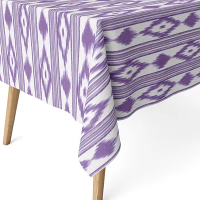 Productafbeelding van Vlekafstotend Tafelkleed 300 x 140 cm Paars, Waterdicht en Zacht