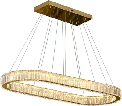 Zdjęcie produktu dla Lille - lampa wisząca nowoczesna 80cm 26W złoty nad stół