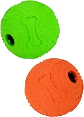 Obrázek produktu pro Hračka pes Míč s otvorem na krmivo 6cm TR