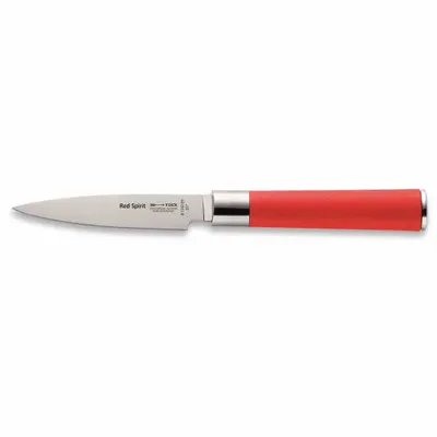 Produktbild von Dick Red Spirit Officemesser, Klinge 9 cm, Gesamtlänge 21,3 cm, X55CrMoV14-Stahl, 56° HRC, Rostfrei, Ergonomischer Kunststoffgriff Rot