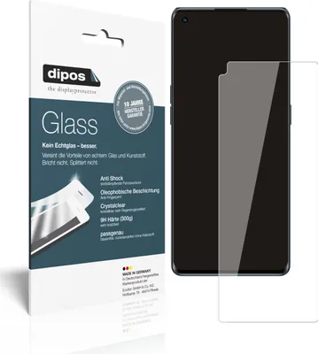 Produktbild von 2x Schutzfolie für Oppo Reno6 Pro Plus - Anti-Shock 9H Folie dipos Glass