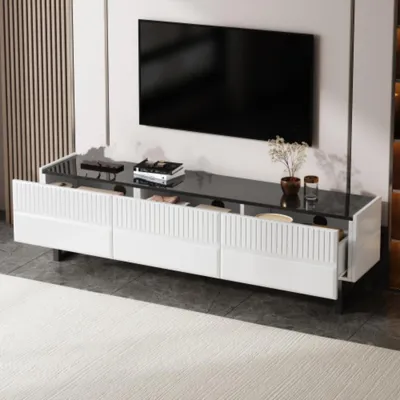 Obrázek produktu pro Stojan na televizi se třemi zásuvkami, TV nábytek, TV skříňka 170 x 35 x 47 cm