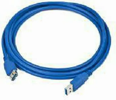 Produktbild von Gembird 3m USB 3.0 A M/FM, 3 m, USB A, USB A, USB 3.2 Gen 1 (3.1 Gen 1), Stecker/Buchse, Blau