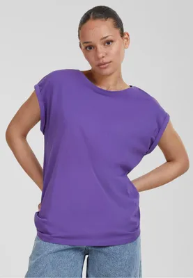 Obrázok produktu pre Urban Classics Dámske tričko s krátkym rukávom Bemi fialová M