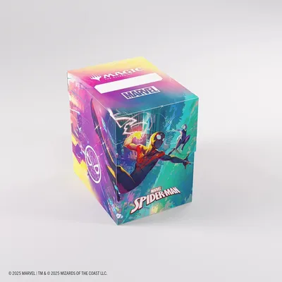 Produktbild von Gamegenic MTG Soft Crate 80 – Spider-Man & Spider-Gwen Edition