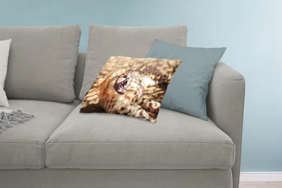 Produktbild von MuchoWow® Zierkissen Sofakissen Wohnzimmer Dekokissen 60x40 cm Gepard - Tier - Nahaufnahme - Kopfkissen - Polster mit Foto