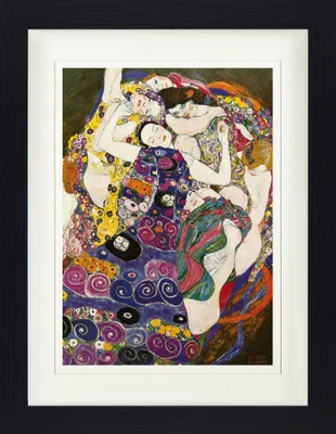 Produktbild von Gustav Klimt Gerahmtes Bild Mit Edlem Passepartout | Wand-Bilder | Im Bilderrahmen - Die Jungfrau, 1912 - 1913 (40 x 30 cm)