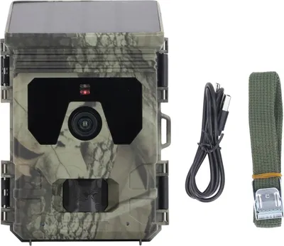 Zdjęcie produktu dla Solar Trail Camera 4K 50 MP Motion Activated Tracking - Game HD Night Vision IP65 Waterdose Loop Recording for Hunting