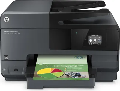 Produktbild von HP OfficeJet 8615, Tintenstrahl, Farbdruck, 4800 x 1200 DPI, Farbkopieren, A4, Schwarz