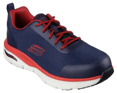 Produktbild von Skechers Work RINGSTAP ARCH FIT SR Herren S3 Arbeitsschuhe Marine/Rot 42.5