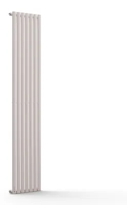 Image de Blumfeldt Radiateur Eau Chaude Design, Radiateur Vertical Eau Chaude pour Chauffage Maison, Silencieux, Chauffage Mural 691W pour Salle de Bains, Seche Serviette Eau Chaude